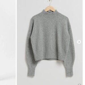 & Other Stories Mock Neck Sweater